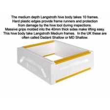 PARADISE HONEY LANGSTROTH MEDIUM (SUPER) BOX  FOR BEE HIVE