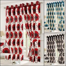 Fully Lined Eyelet Curtains