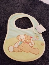 NEW! Noukie's Medium Bib luxury cotton 0 to 6 months made in Belgium BB0719.33