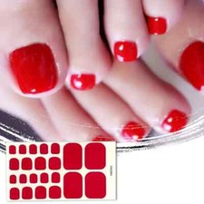 Toe Nail Wrap Stickers Waterproof Strip Polish Effect Self Adhesive