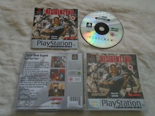 Resident Evil 1 original PS1 (COMPLETE) rare platinum Sony Playstation