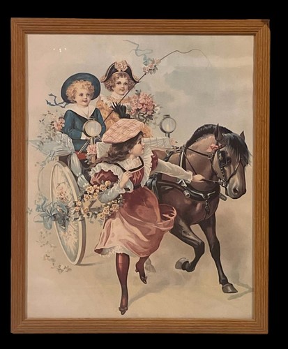 Vintage victorian era framed - vintage,