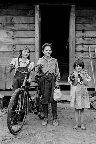 Beautiful children with - with, bike