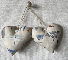 Pair Of Heart Door Hangers In