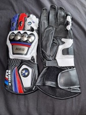 BMW M1000RR Motorbike Motorcycle Gloves Size Large