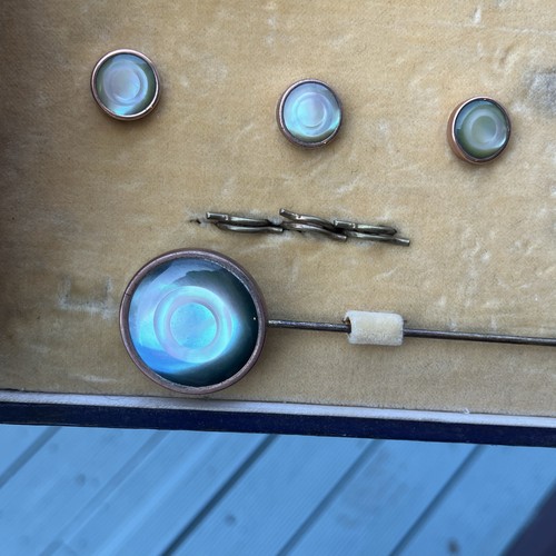 Antique boxed hatpin - antique, set