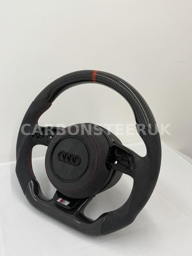 Audi carbon fibre steering - carbon,
