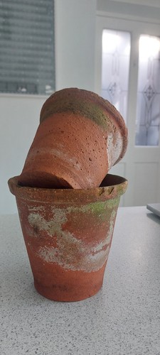 Vintage terracotta pots 5 - 2,