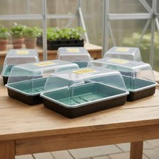 6 Greenhouse Propagator Set