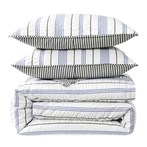 Dkny seersucker stripe - seersucker, cotton