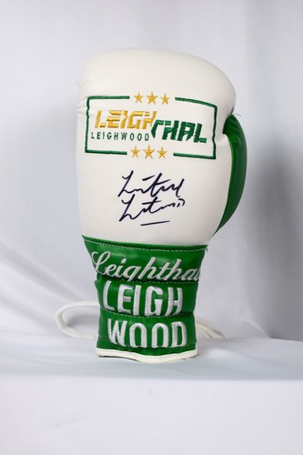 Signed leigh wood boxing - leigh,