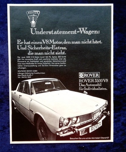 1969 rover 3500 original - 1969,