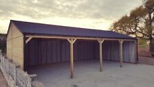Wooden Timber  Carport Garage