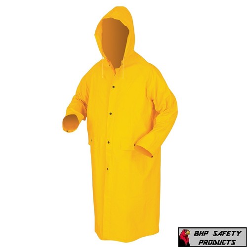 Safety rain coat yellow - coat,