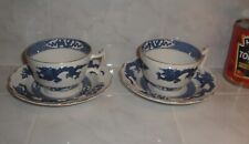 Vintage Pair Of Booths Blue