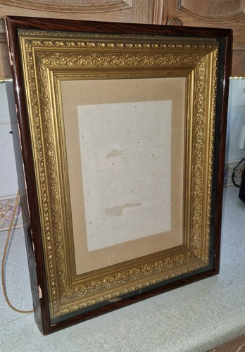 Antique gold gilt picture - gold,