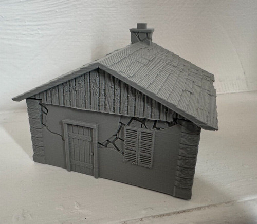 Rural stone house removable - rural,