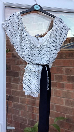 Bnwt zara white polka dot - bnwt,