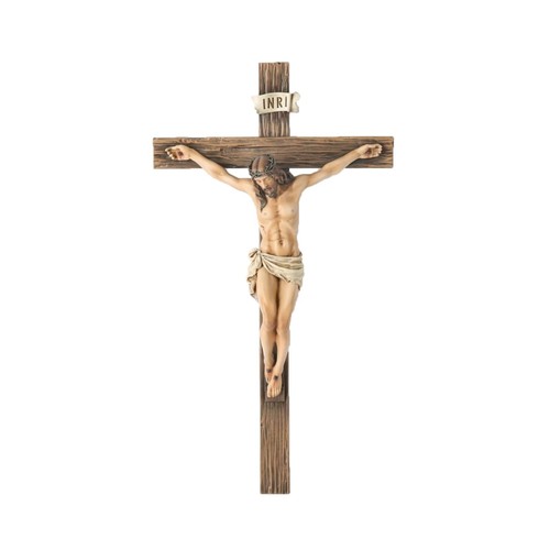 Inch catholic crucifix wall - 10,