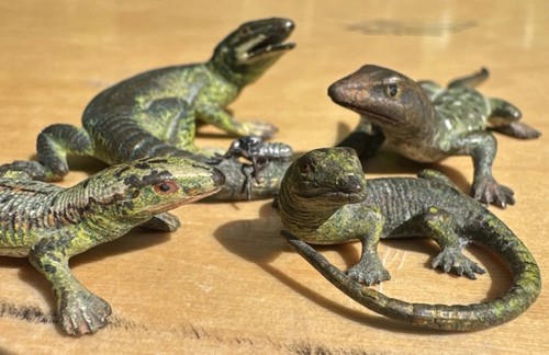 Lizards antique austrian - lizards,