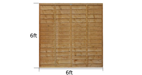 2ft 6ft high overlap - high,