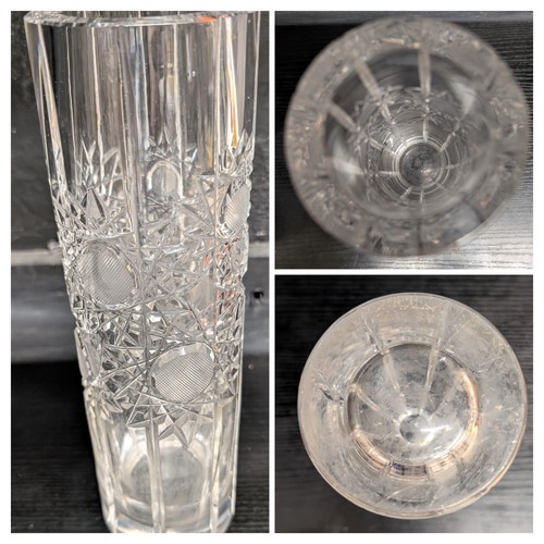Bohemian lead crystal - , cylinder