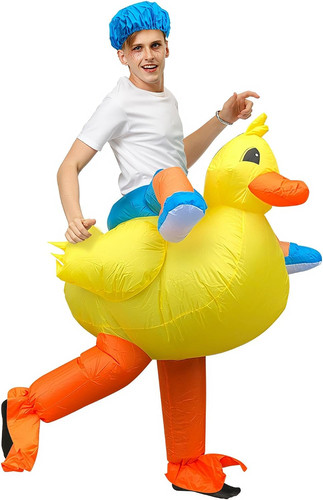 Inflatable duck costume adult - inflatable,