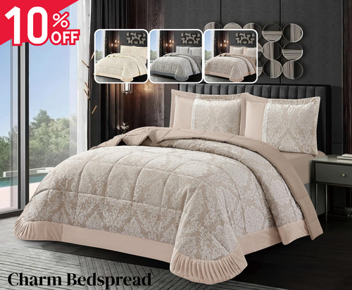 Quilted piece charm - quilted,