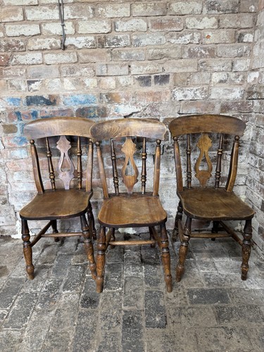 Set antique elm beech - set, of