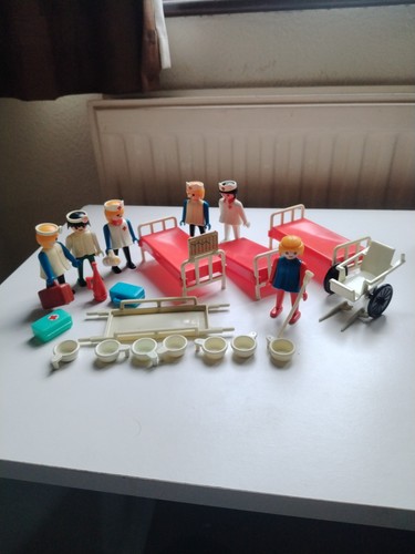 Vintage playmobil hospital - vintage,