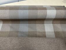 Woollen check fabric