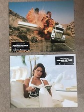 8 James Bond French Licence To Kill Lobby Cards In Envelope