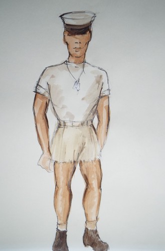 Original watercolour south - original, watercolour,