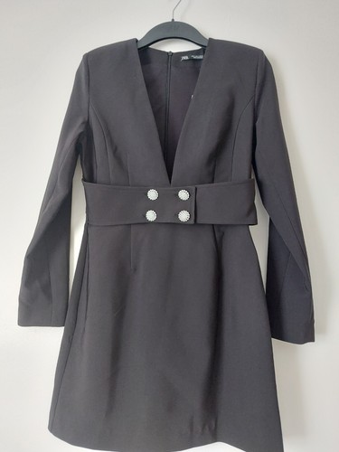 Zara blazer dress - zara, buttons