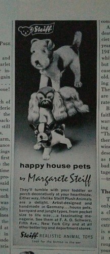 1960s margarete steiff stuffed - 1960s,