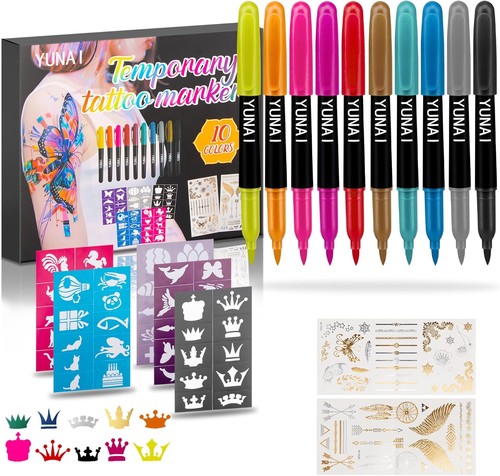 Yunai temporary tattoos - temporary,