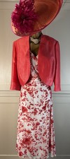 Jacques Vert UK 24 Coral Dress