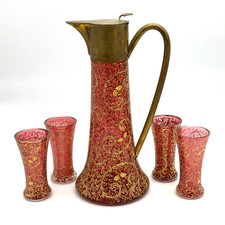 Antique Bohemian Cranberry