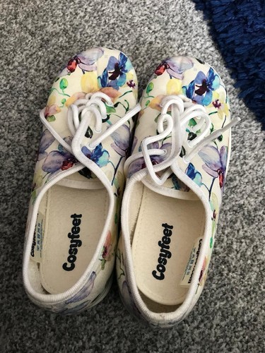 Ladies cosy feet sneakers - cosy, size