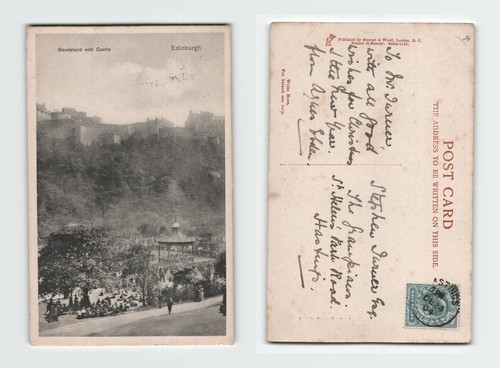 Postcard bandstand with - bandstand,