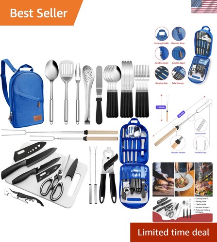 Piece portable camping - 27-piece,