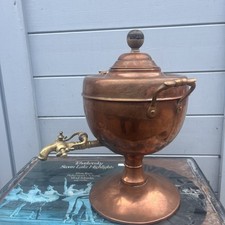 Victorian Copper Samovar Hot