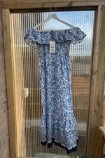 Zara Floral Blue & White Maxi