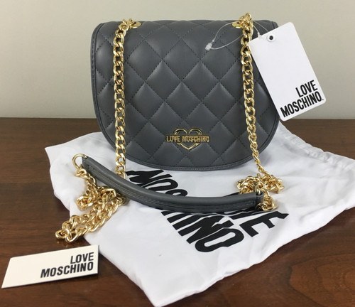 Love moschino grey quilted - moschino,