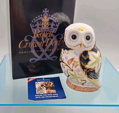 Royal crown derby - twilight, owl