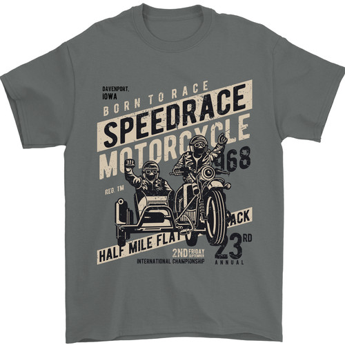 Speed race motorcycle side - motorcycle, car