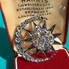 Art Deco Style Crystal SILVER