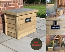 DelSafe Parcel Delivery Box Garden Store Shoe Boot Storage Log Store Grocery Box
