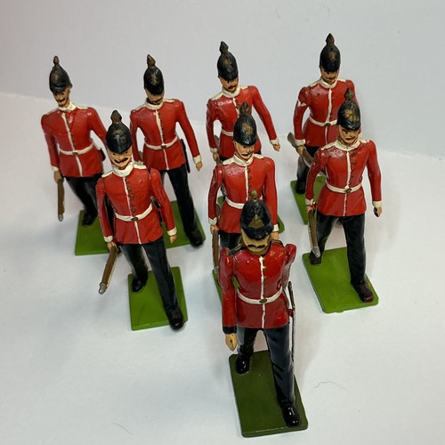 Britains eyes right - eyes, marching