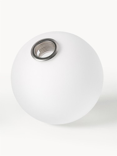 Frosted glass globe shade 12cm - globe,